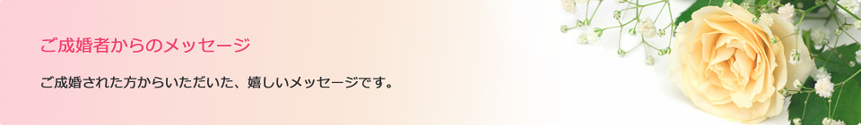 結婚相談手作りのお見合い あなたの出会いと幸せを求めて！